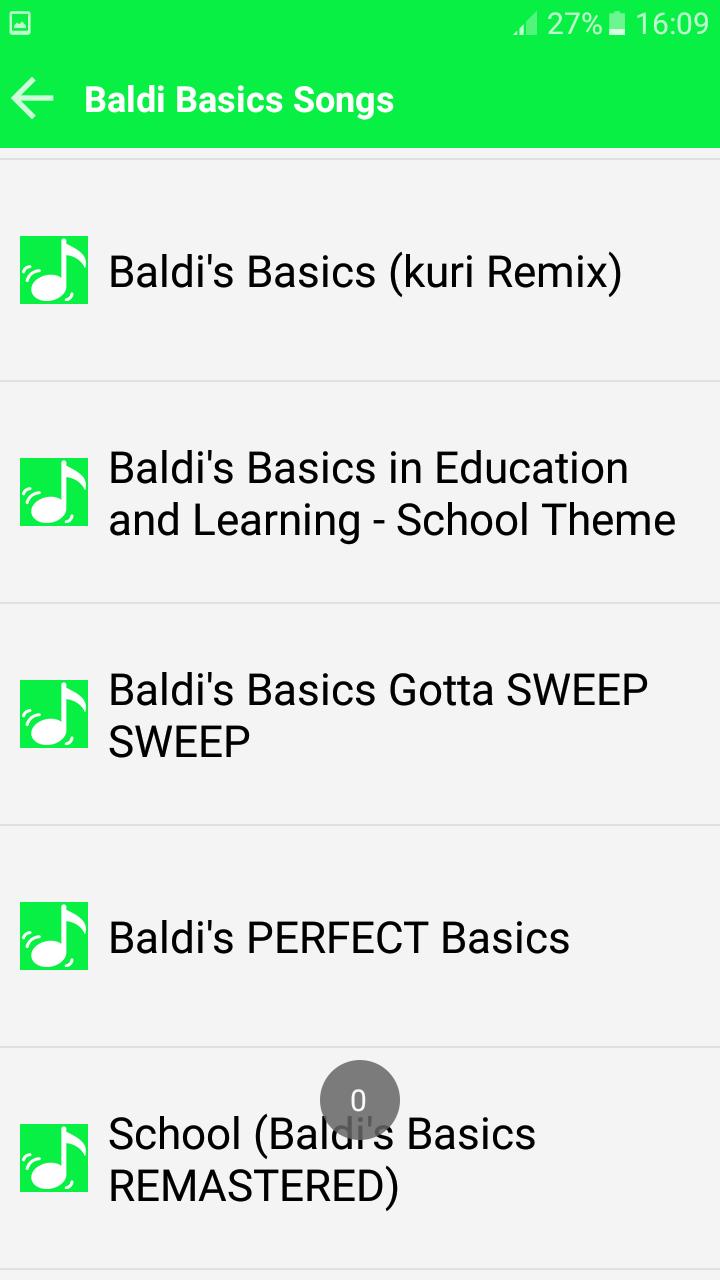 Baldi S Songs For Android Apk Download
