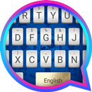 Glory Blue Theme&Emoji Keyboard APK