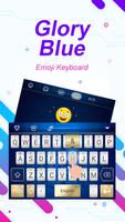 Glory Blue Theme&Emoji Keyboard screenshot 2