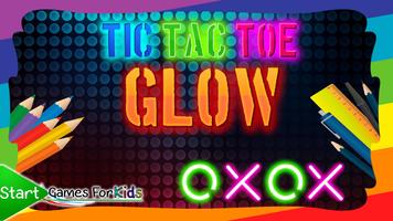 Tic Tac Toe Glow Plakat