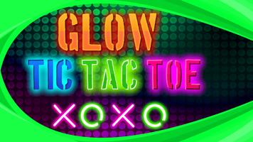 Glow Tic Tac Toe Juego Poster