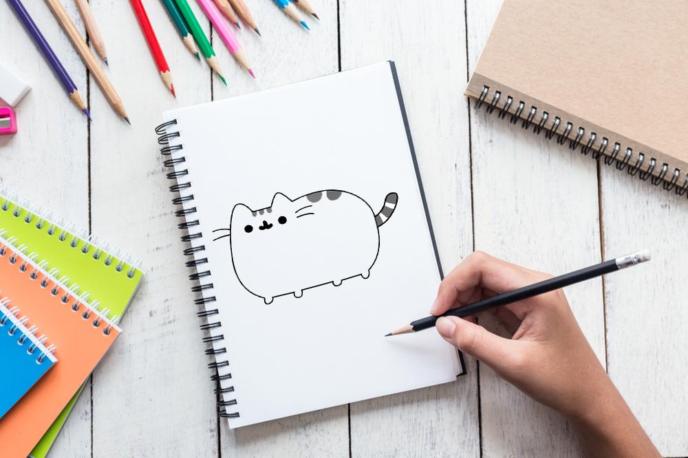 Learn To Draw Cute Pusheen Cat For Android Apk Download