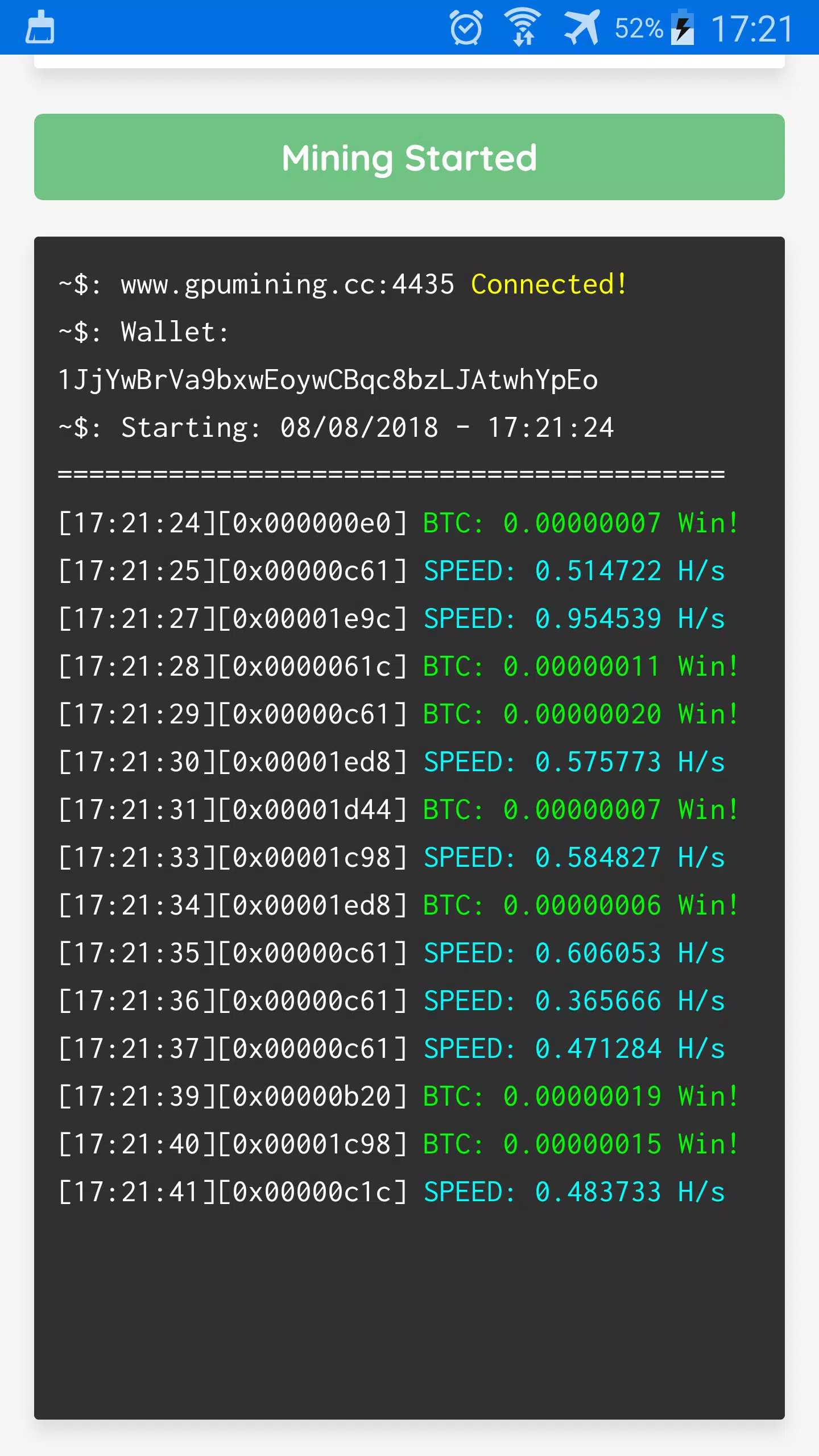 bitcoin gpu mining apk editor simpsons bitcoin 2020