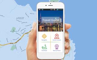 Cartes de route GPS: Navigation Guide de direction Affiche