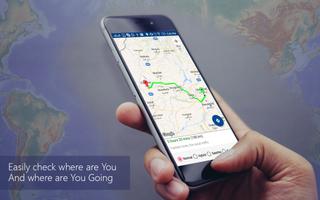 Cartes de route GPS: Navigation Guide de direction capture d'écran 2