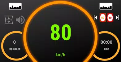 برنامه‌نما Speedometer gps عکس از صفحه