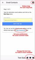 123 Contacts Backup & Transfer syot layar 1
