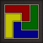 Four Color Shape Puzzle Zeichen