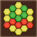 Color Lines. Hexagon Zeichen