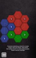 Color Lines. Hexagon plakat