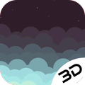 ”Gradient Cloudy Dream Depth Live Wallpaper3d