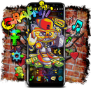 Music Graffiti Punk Street Theme aplikacja