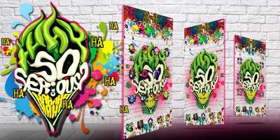 Tema joker 3D Graffiti screenshot 3