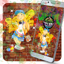 Graffiti theme urban painting APK