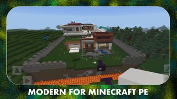 Modern house for MCPE captura de pantalla 1