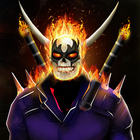 Grand Fire Skull Superhero - Ultimate Warrior Game icône