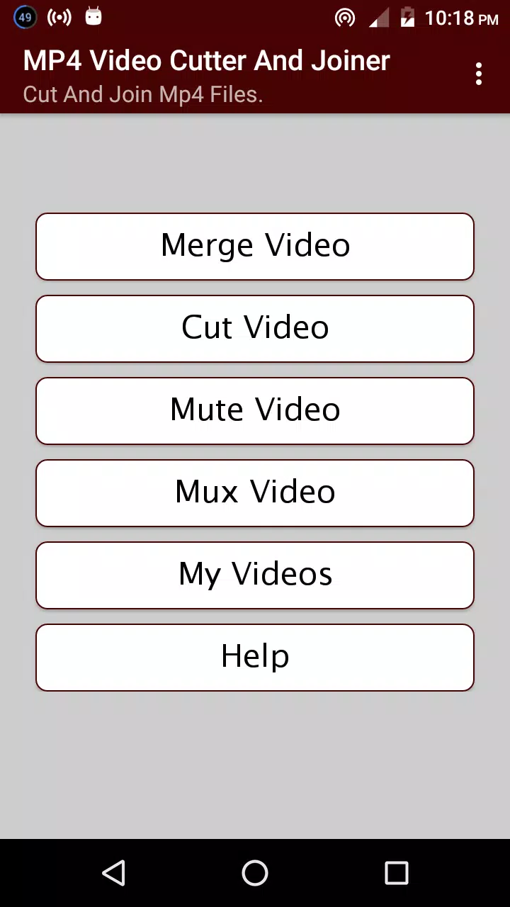 Descarga de APK de MP4 Video Cutter And Joiner para Android