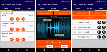 Fast Mp3 Cutter and Joiner
