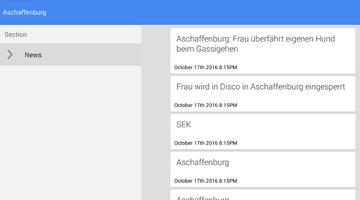 Nachrichten aus Aschaffenburg capture d'écran 1