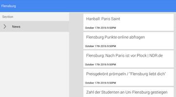 Nachrichten aus Flensburg capture d'écran 1