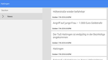 Nachrichten aus Hattingen स्क्रीनशॉट 1