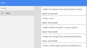 Nachrichten aus Hilden imagem de tela 1