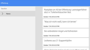 Nachrichten aus Offenburg Ekran Görüntüsü 1