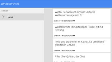 Nachrichten Schwäbisch Gmünd captura de pantalla 1