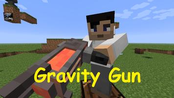 Poster Gravity Gun Mod Minecraft PE