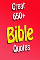 Greatest 650 Bible Quotes โปสเตอร์