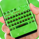 Green Glitter Weed keyboard APK