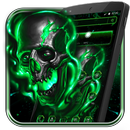 Motyw czaszki Zielonego Ognia aplikacja