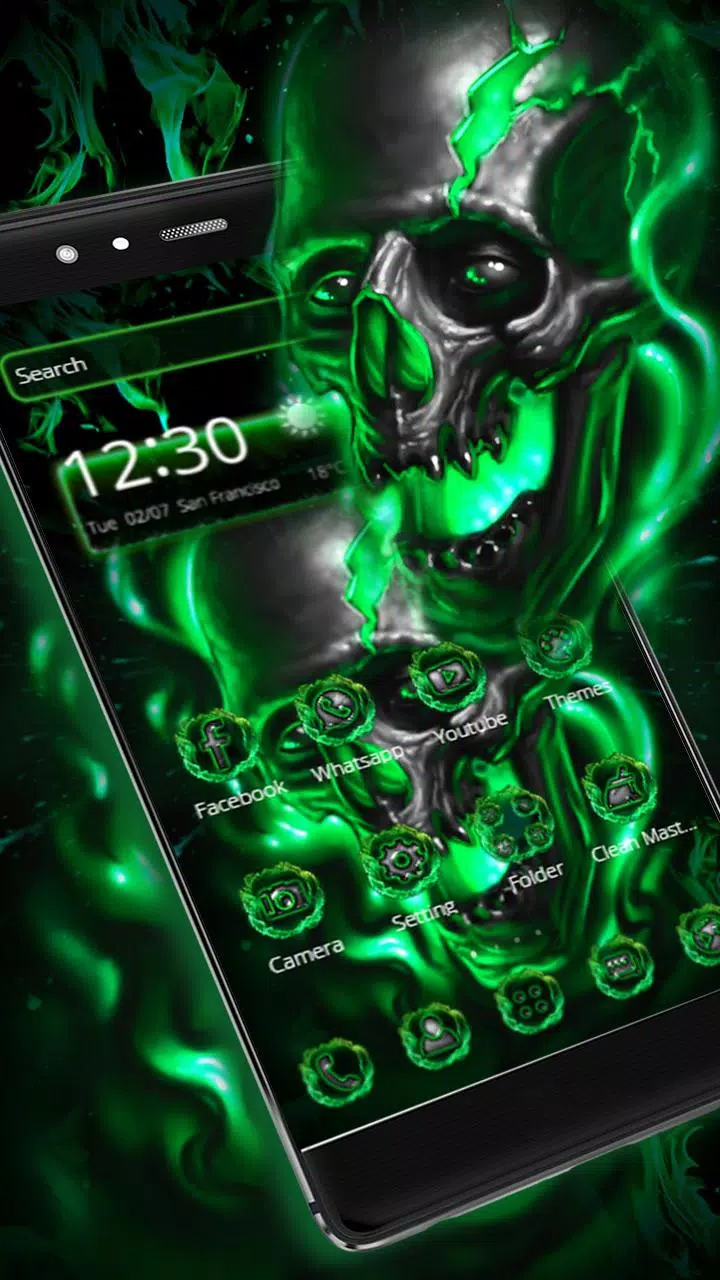 87 Wallpaper Tengkorak Hijau For FREE - MyWeb