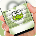 Green frog Keyboard icône