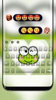 Green frog Keyboard poster