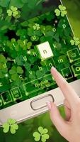 Green Leaf Keyboard Theme Ekran Görüntüsü 1