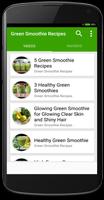 Green Smoothie Recipes Affiche