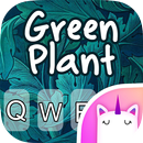 Thème Clavier Emoji vert végétal APK