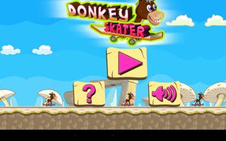 Donkey Skater - level based Cartaz