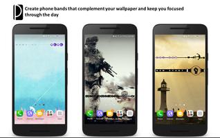 برنامه‌نما Phone Band Widget عکس از صفحه