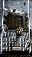 Rifle Bullet Battle Tema de Teclado Cartaz