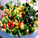 Griddled Chicken And Corn