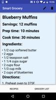Smart Grocery and Recipe List اسکرین شاٹ 2