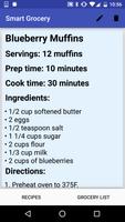 Smart Grocery and Recipe List capture d'écran 2