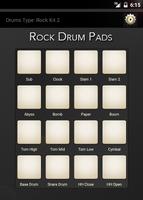 Rock Drum Pads الملصق