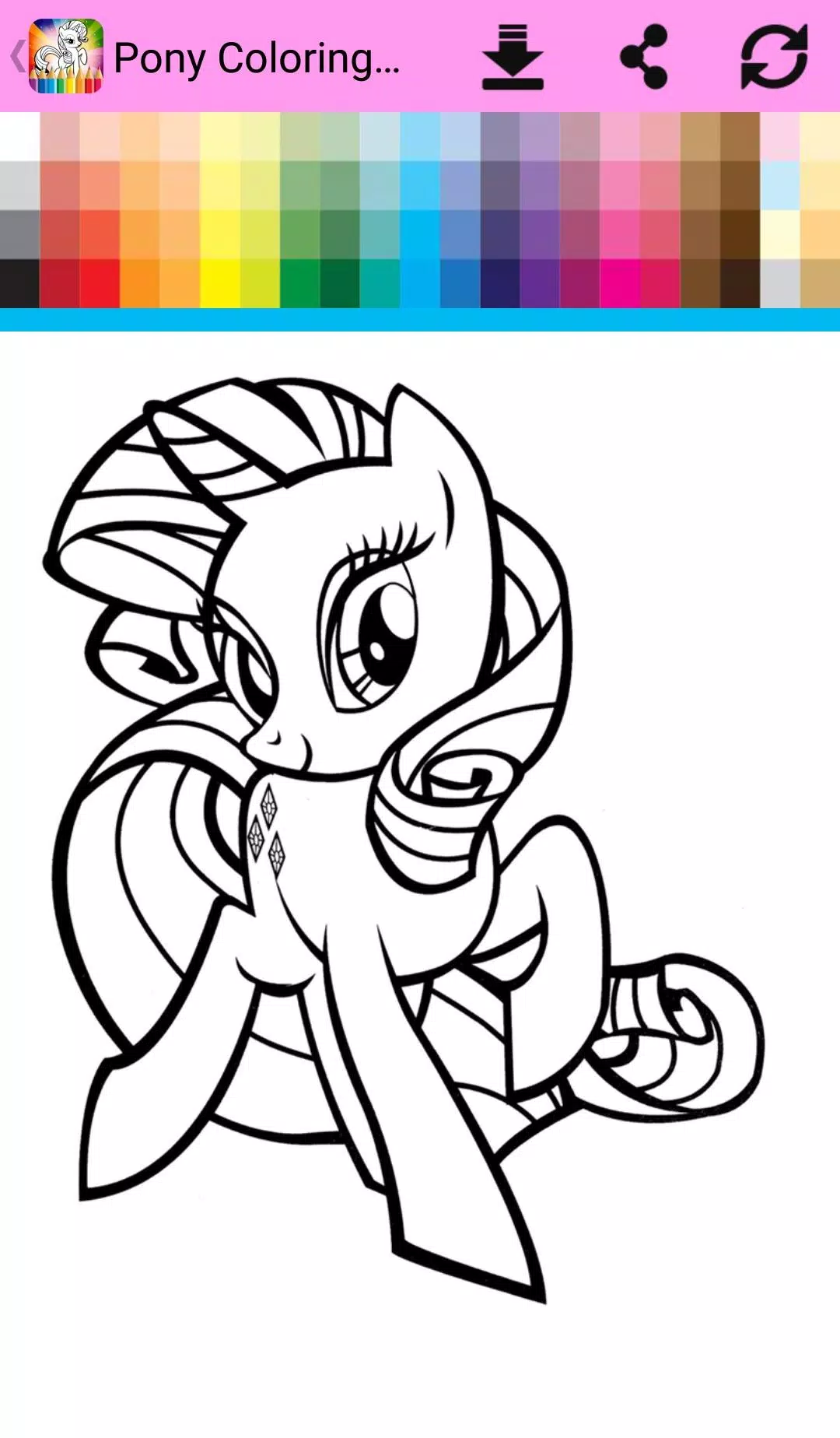 Little Pony Coloring Book for Android   APK Download