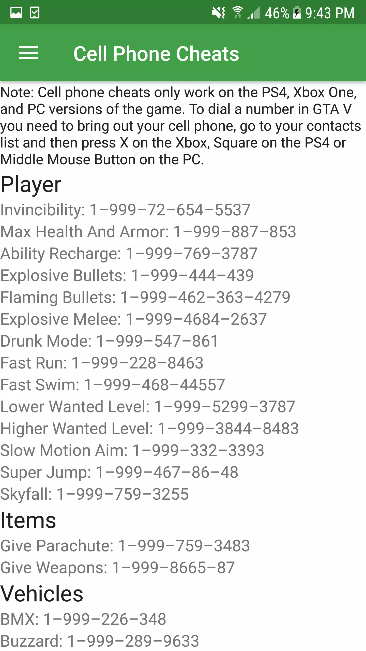 GTA 5 Cheat Codes List: PS4, Xbox, PC & Phone