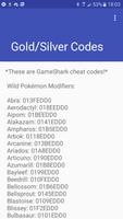 CheatCodesGSP for Gold/Silver โปสเตอร์