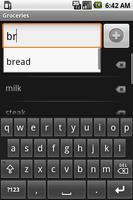 Groceries captura de pantalla 1