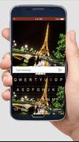 Night Eiffel Tower keyboard themes capture d'écran 1